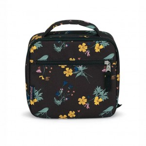 JanSport LUNCH BREAK Lunchtas Tassen Zwart Geel | NLXBR13762