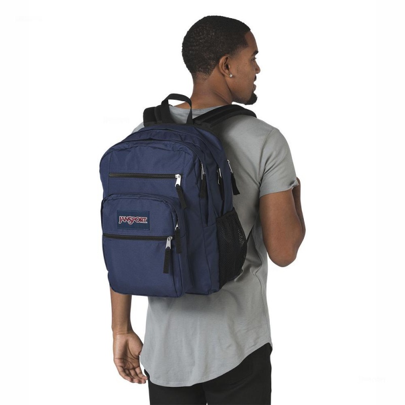 JanSport BIG STUDENT Laptop Rugzak Rugzakken Donkerblauw | NLJVR33653