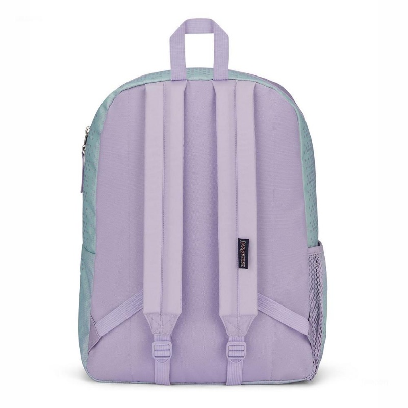 JanSport CROSS TOWN Schoolrugzakken Rugzakken Paars Groen | XNLGW58240