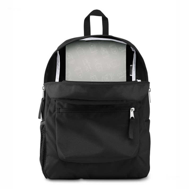 JanSport CROSS TOWN Schoolrugzakken Rugzakken Zwart | NLJKU47822