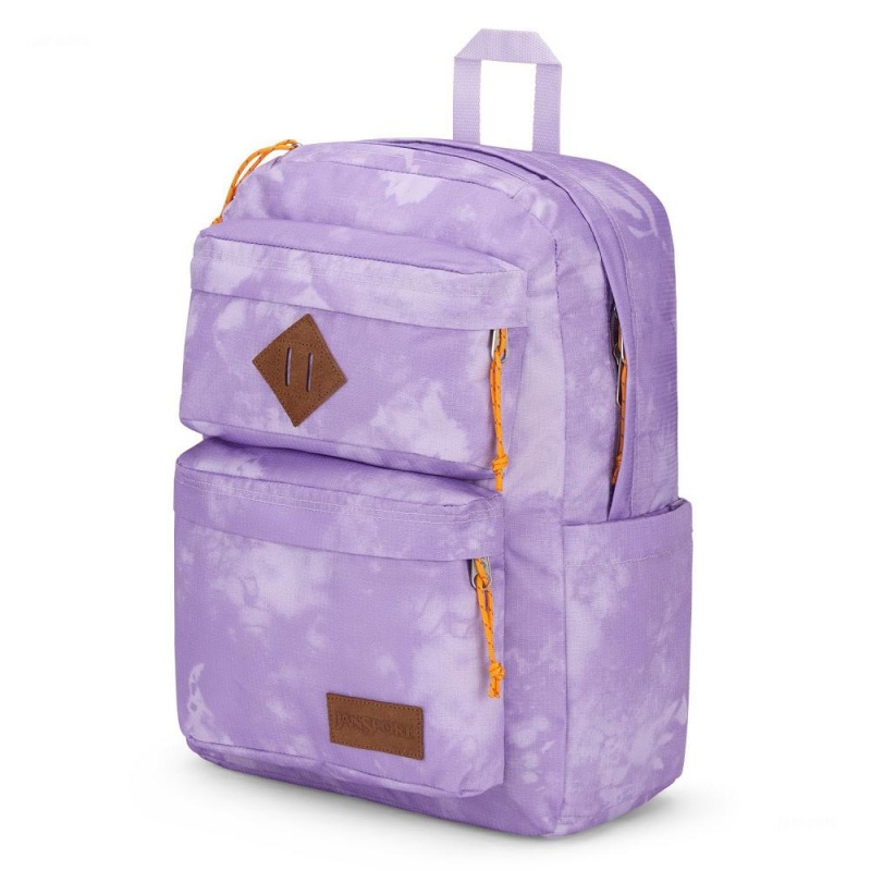 JanSport Double Break Laptop Rugzak Rugzakken Paars | NLNEJ41340