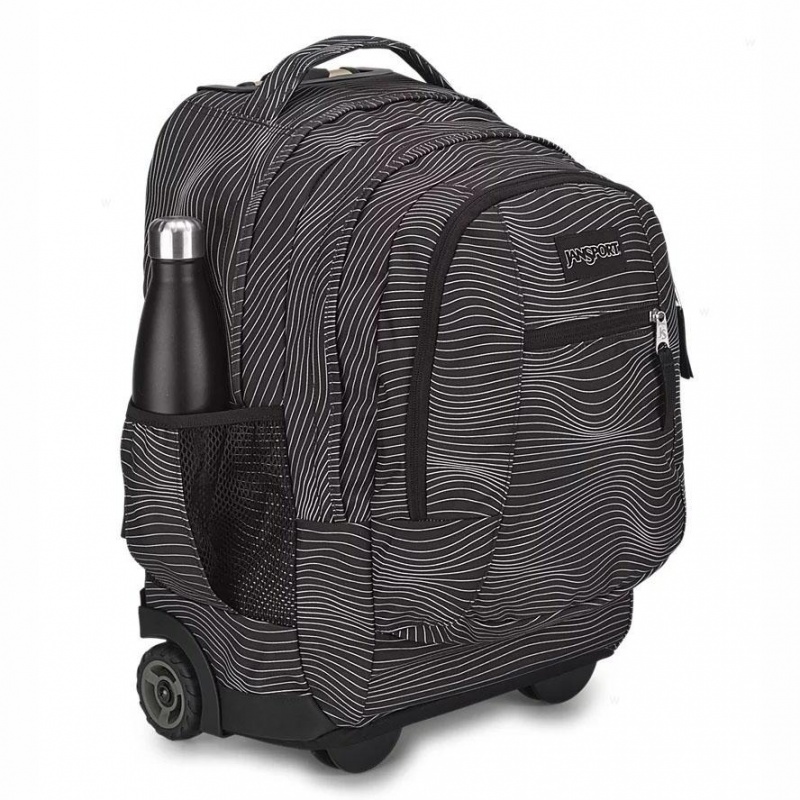 JanSport Driver 8 Rollende rugzak Rugzakken Zwart | NLQCS88243