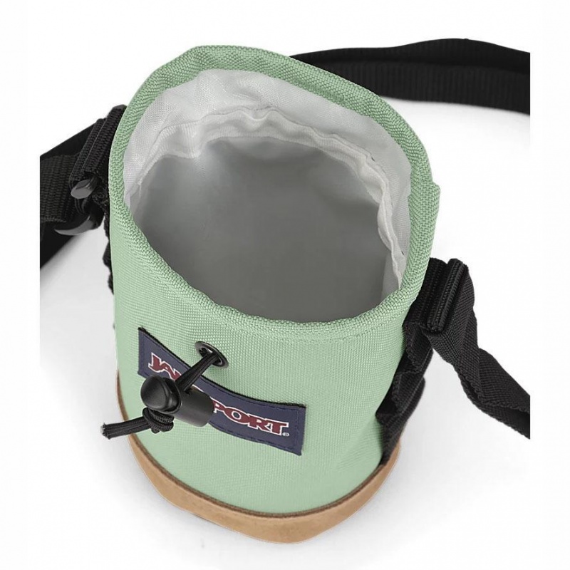 JanSport KITSACK Waterfles Sling Tassen Groen | PNLER70021