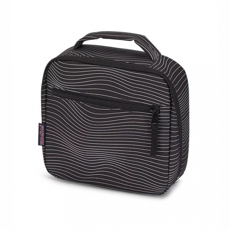 JanSport LUNCH BREAK Lunchtas Tassen Zwart Wit | NLQAV72436