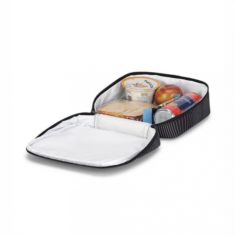 JanSport LUNCH BREAK Lunchtas Tassen Zwart Wit | NLQAV72436