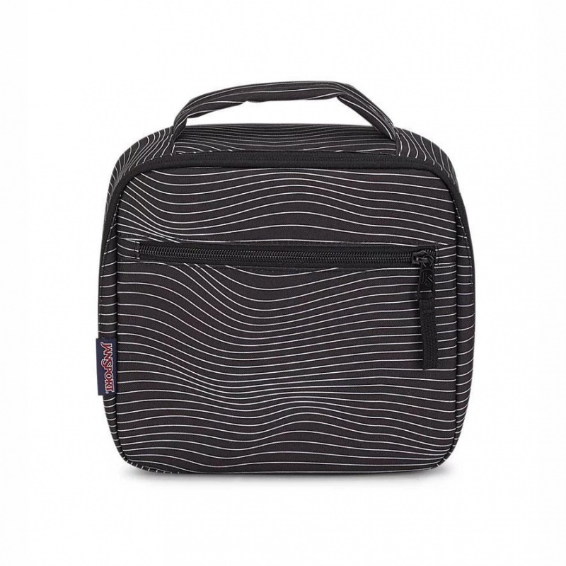 JanSport LUNCH BREAK Lunchtas Tassen Zwart Wit | NLQAV72436