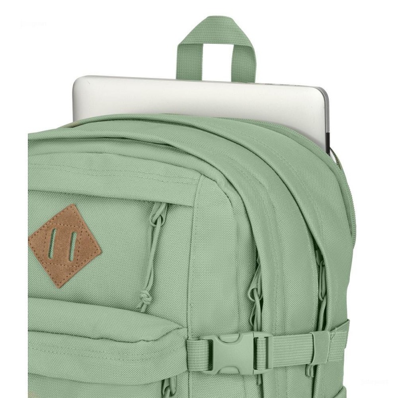 JanSport Main Campus FX Laptop Rugzak Rugzakken Groen | NLEGJ26116