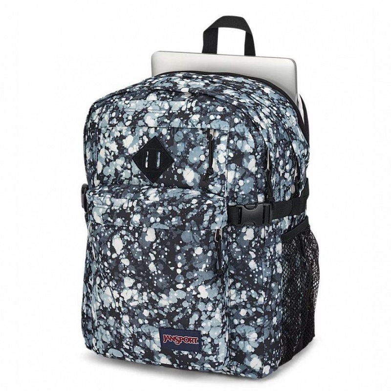 JanSport Main Campus Schoolrugzakken Rugzakken Blauw Zwart | MNLFT15537