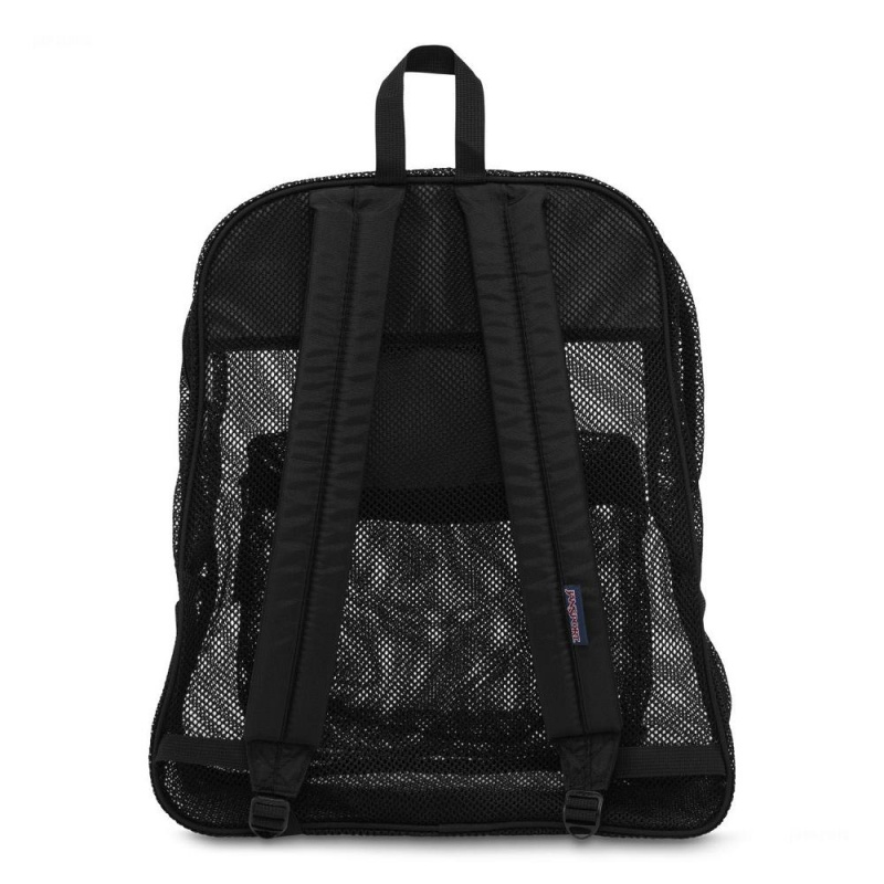 JanSport Mesh Pack Schoolrugzakken Rugzakken Zwart | PNLER25336
