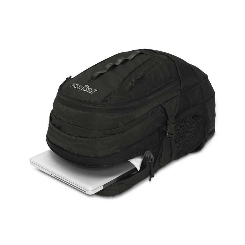 JanSport Odyssey Laptop Rugzak Rugzakken Zwart | NLXBR95016
