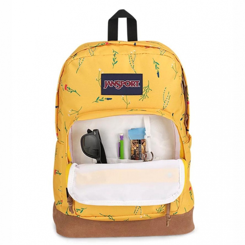 JanSport Right Pack Laptop Rugzak Rugzakken Geel | NLCVG10279