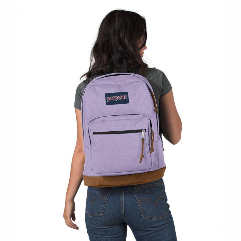 JanSport Right Pack Laptop Rugzak Rugzakken Paars | NLJVR31218