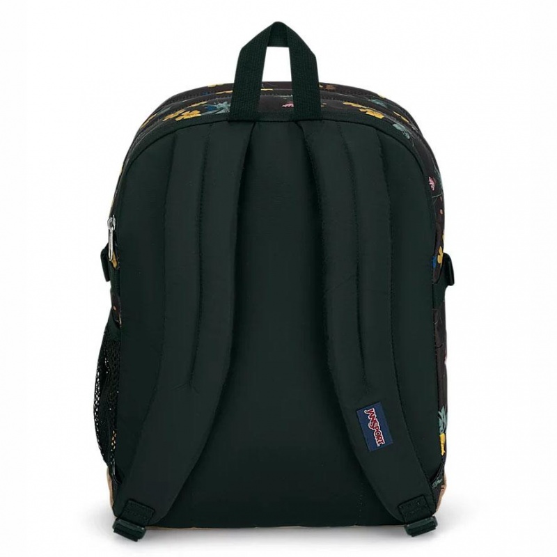 JanSport SUEDE CAMPUS Schoolrugzakken Rugzakken Zwart Geel | DNLVO68660
