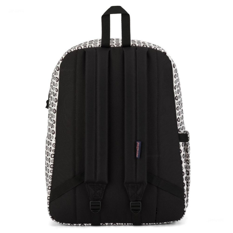 JanSport SuperBreak® Plus Laptop Rugzak Rugzakken Wit Zwart | FNLUI15809