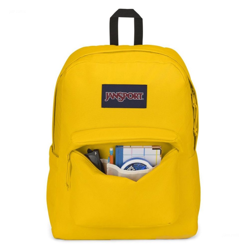 JanSport SuperBreak® Plus Laptop Rugzak Rugzakken Citroen | TNLPQ46615