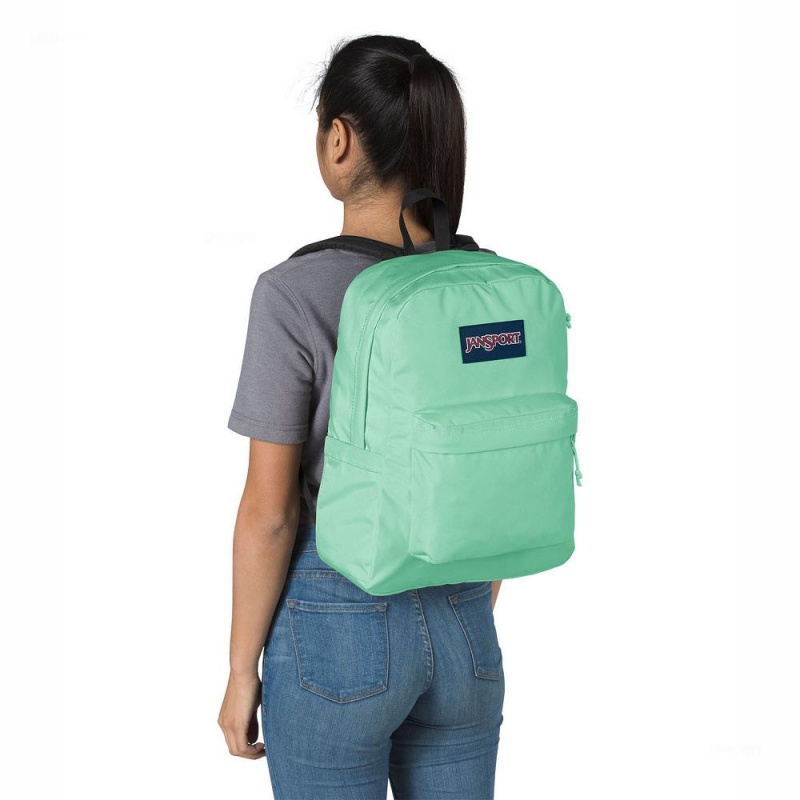 JanSport SuperBreak® Plus Laptop Rugzak Rugzakken Turquoise | ZNLNQ86278