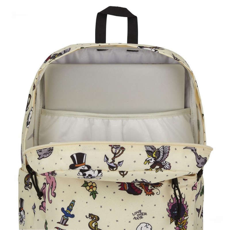 JanSport SuperBreak® Plus Laptop Rugzak Rugzakken Beige | BNLSO62731