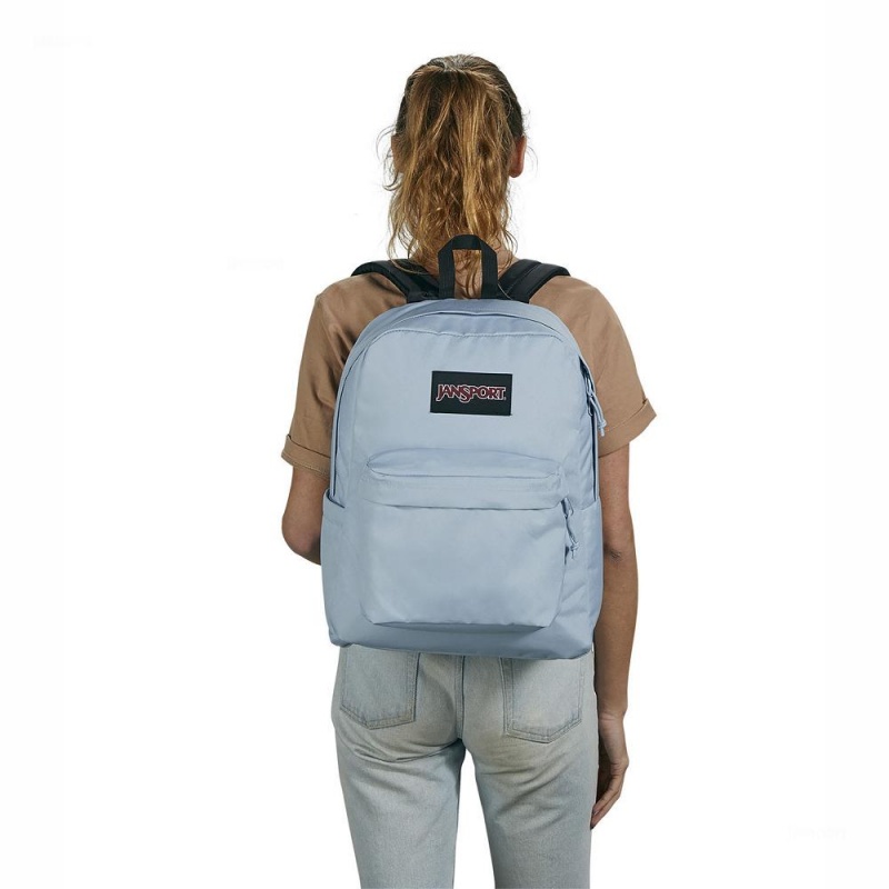 JanSport SuperBreak® Plus Laptop Rugzak Rugzakken Lichtblauw | NLXBR34432