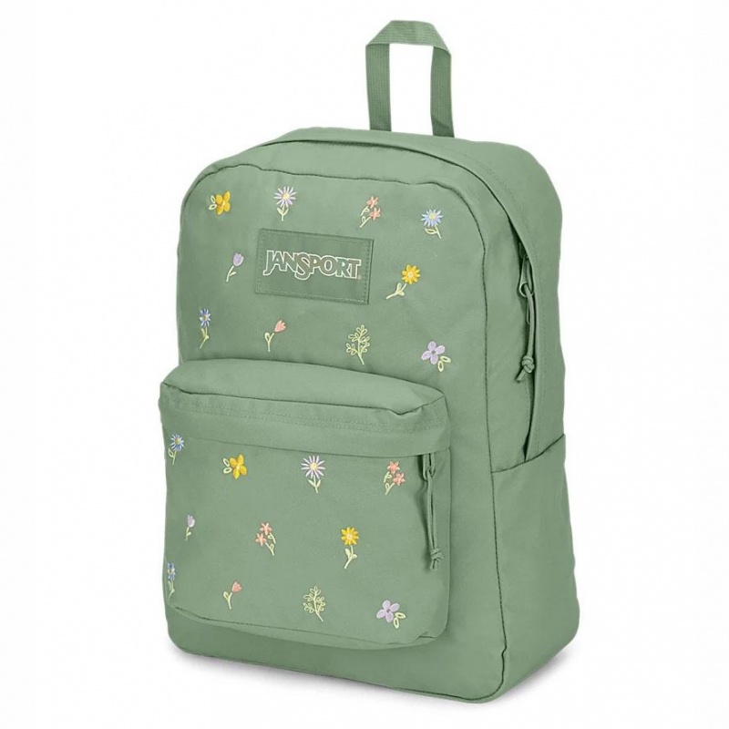JanSport SuperBreak® Plus Schoolrugzakken Rugzakken Groen | LNLTR55230