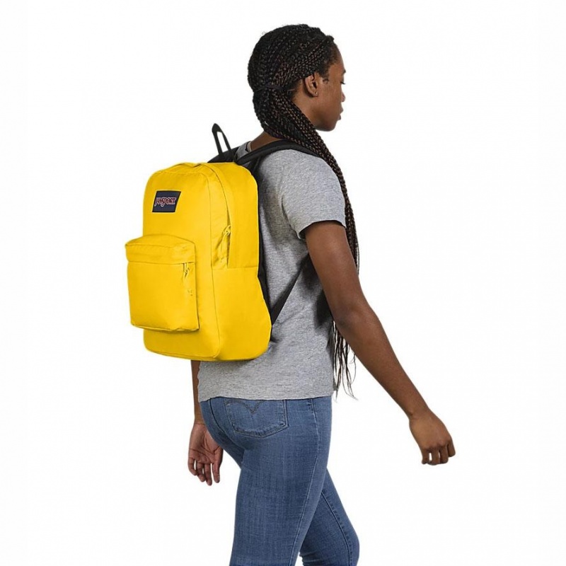 JanSport SuperBreak® Schoolrugzakken Rugzakken Geel | ZNLNQ93916