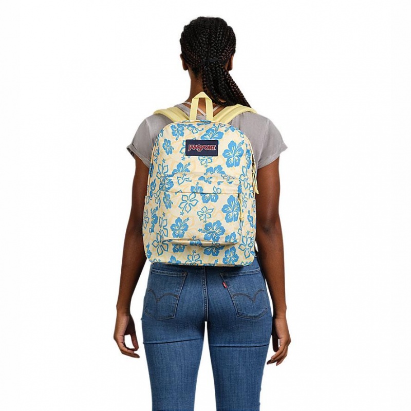 JanSport SuperBreak® Schoolrugzakken Rugzakken Geel Blauw | PNLQX87262